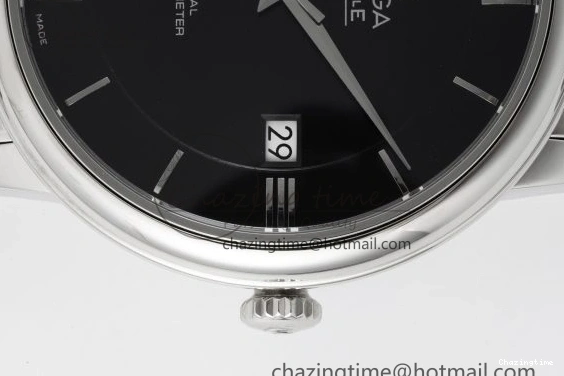 0502 De Ville SS TWF 1:1 Best Edition Black Dial on SS Bracelet MIYOTA Unisex 7835